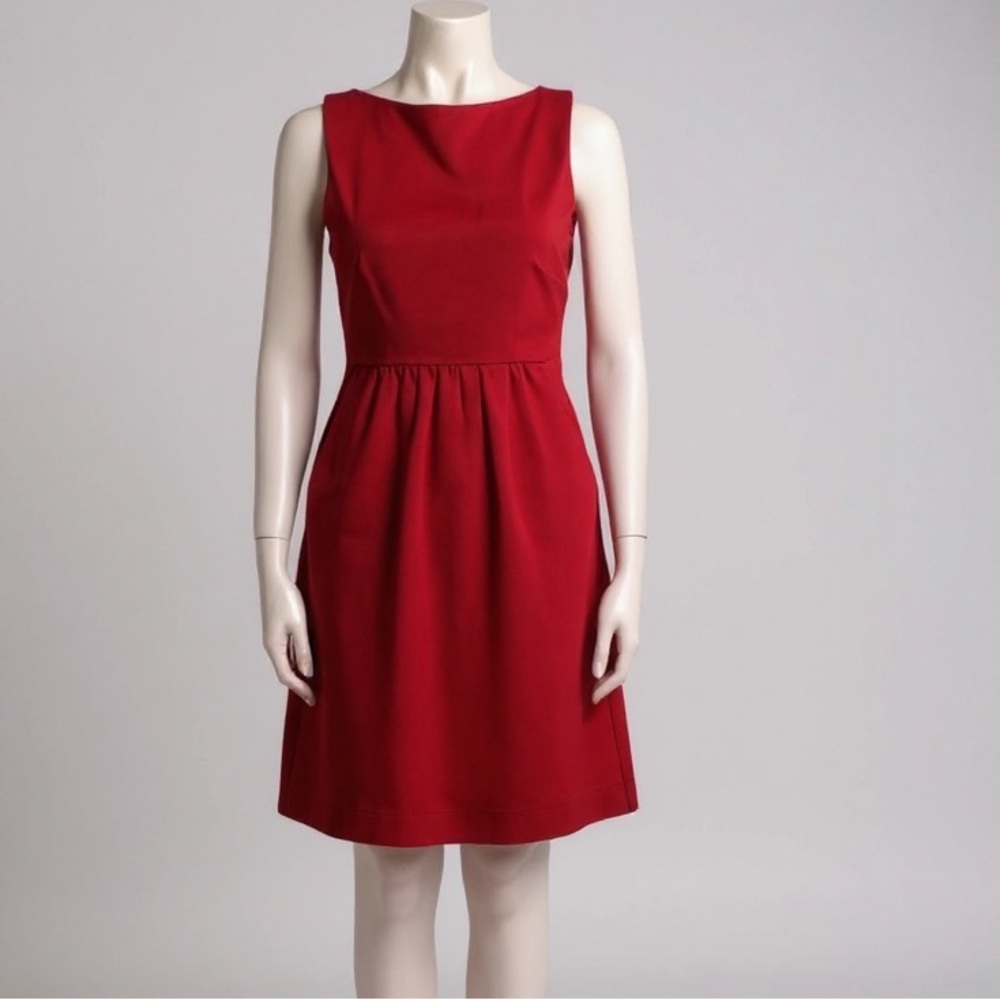 Theory Bergdorf Goodman Scarlet Midi Dress